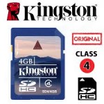 SD 4GB Class4 Kingston High Speed SDHC